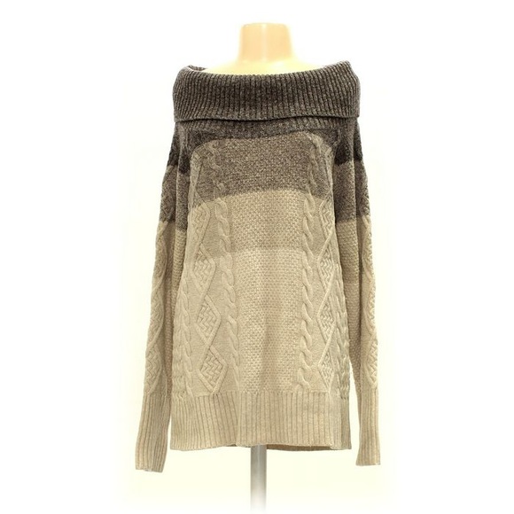 BCBGMAXARIA Off the Shoulders Wool Sweater - Picture 1 of 5